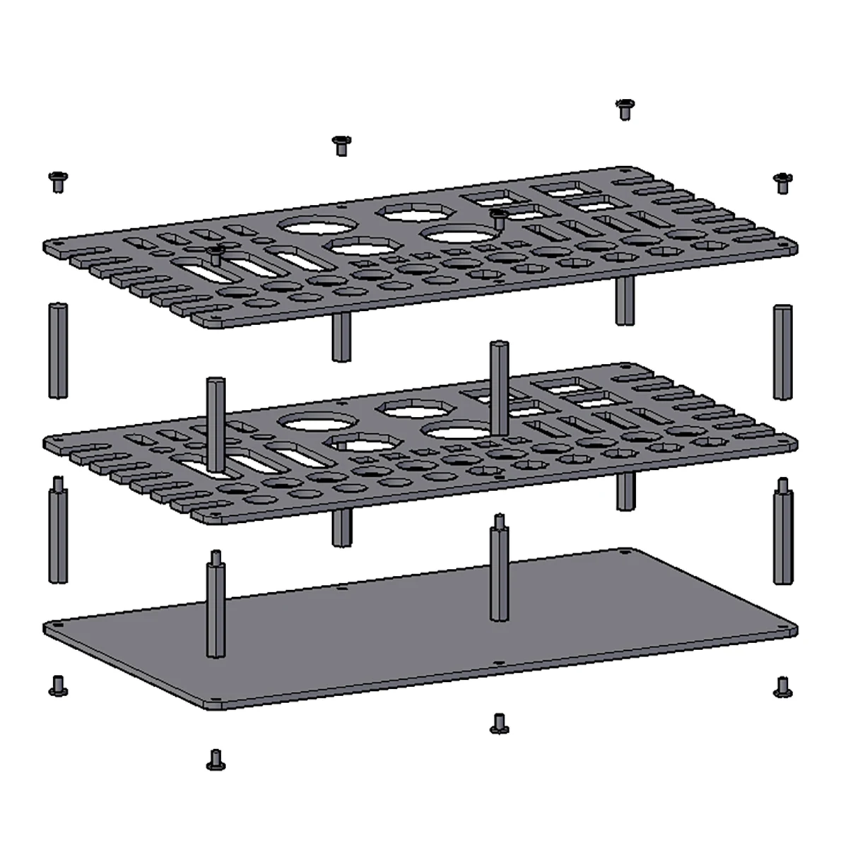 Modulares Desktop-Aufbewahrungsregal für Modellbausätze, Malwerkzeuge, Wartungswerkzeuge und Handy-Reparaturwerkzeuge – Detail 3