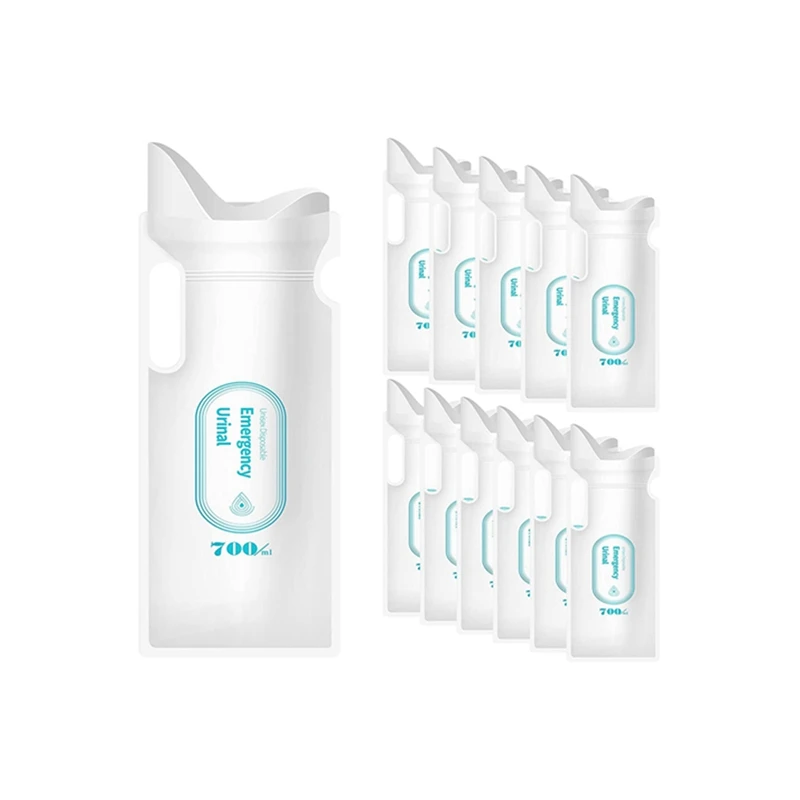 

Одноразовые мешки для мочи, мешки для мочи 700 мл для путешествий, кемпинга, аварийных ситуаций и засадок, мешки для мочи для мужчин и женщин, 24 шт.