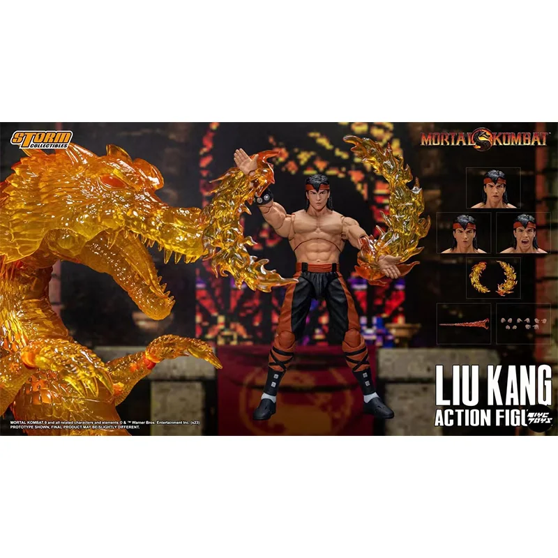 In Stock Original Storm Toys MORTAL KOMBAT LIU KANG DCMK17 Anime 
