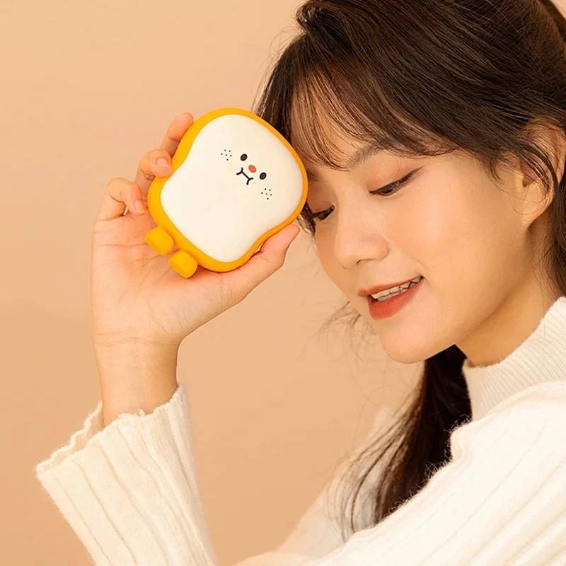 Portable Toast Hand Warmer USB Charging Treasure Twoinone Hand Warmer