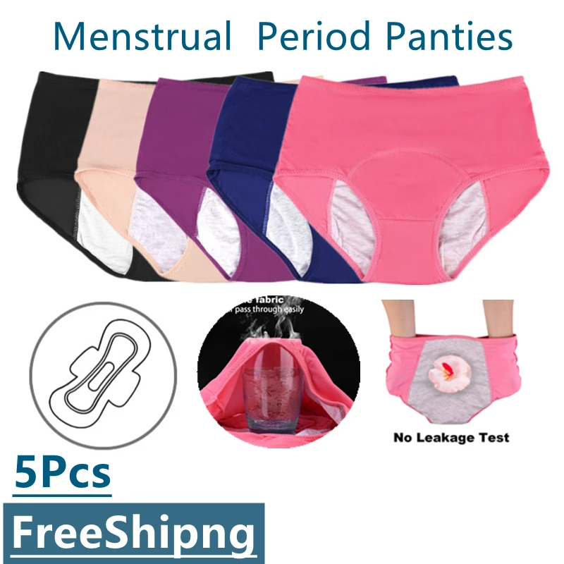 Cotton Breathable Ladies Women Panties Pocket Palace Warm Menstrual Leak  Proof Large Size High Waist Hip Lifting Underwear - Panties - AliExpress
