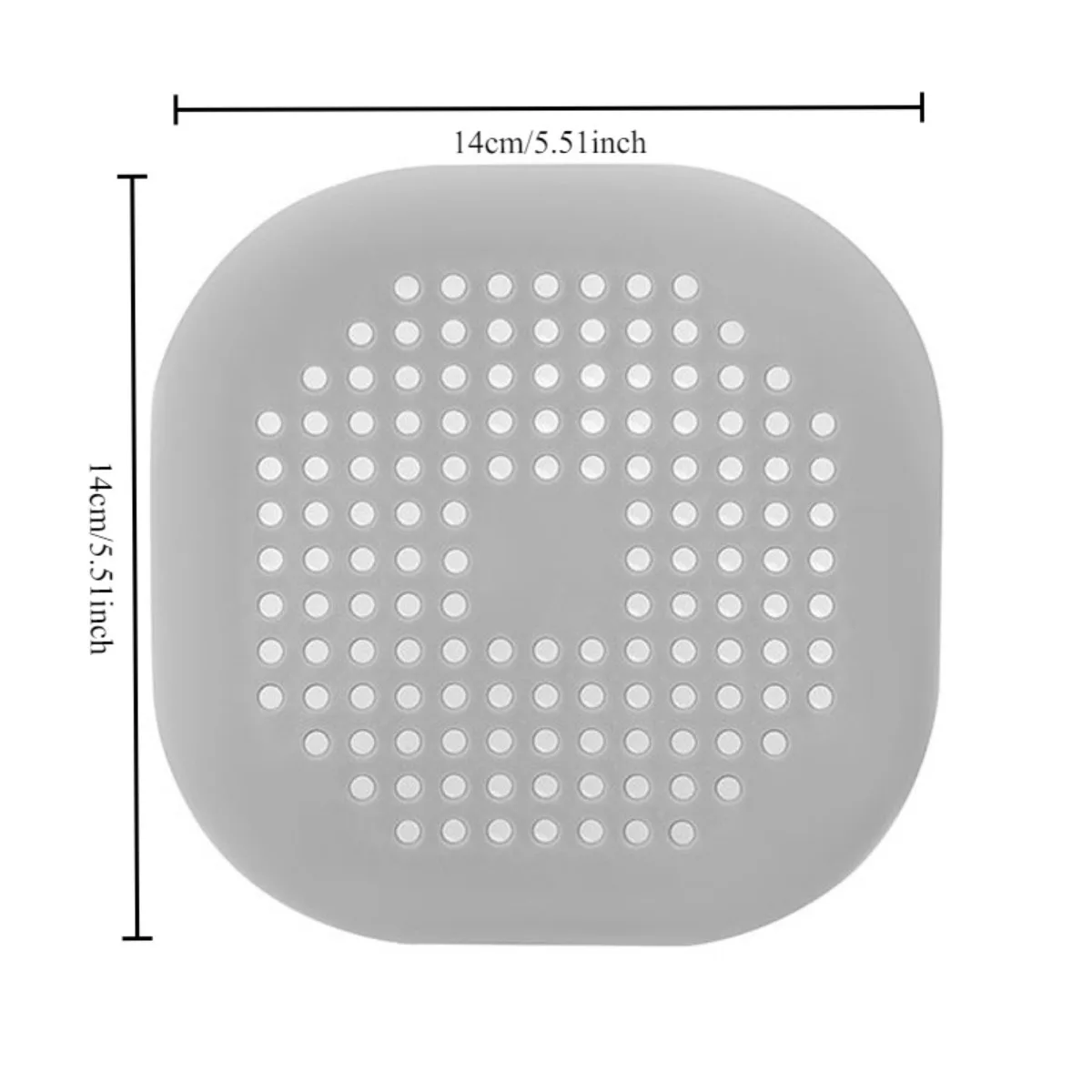 Description Picture 3 of itemShower Drain Plug Hair Catcher Stopper Kitchen Sink Strainer Sewer Silicone Bathroom Floor Bathtub Water Filter Home Accessories