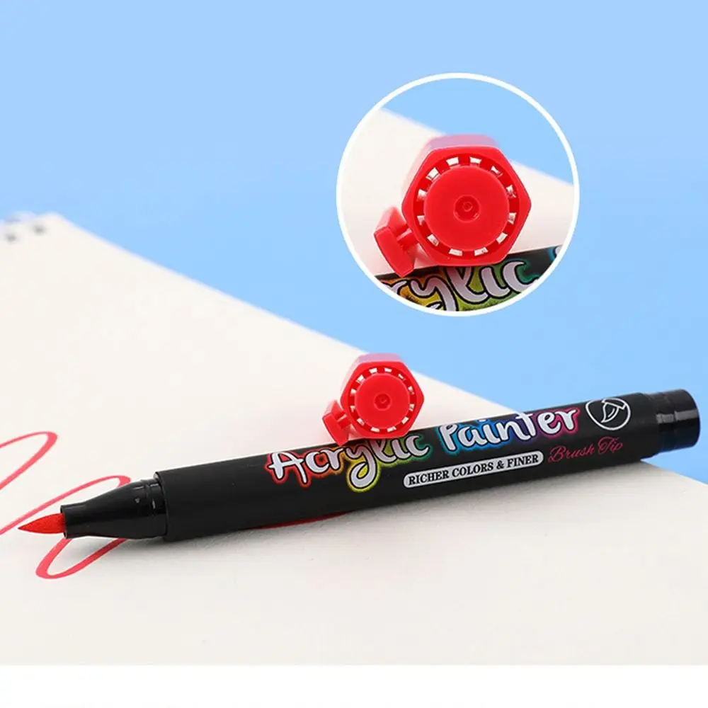 빠른 건조 원단 DIY 공예 아크릴 페인트 펜, 아트 용품 마커 펜 세트, 여러 가지 색상