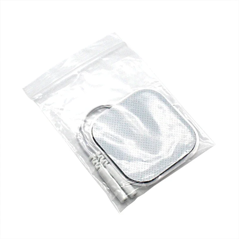 Tail Patch Electrode Pads Non-woven Pin-type Slimming Massage Silicone&Gel Pad 10pcs
