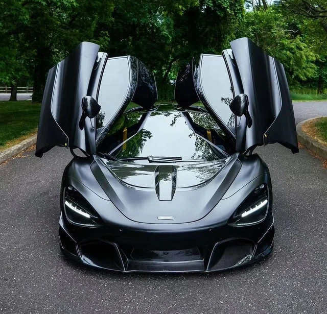 Auto Tuning Teile Glänzend Schwarz Carbon Fiber Dach Vent Für Mclaren 720S  765LT Real Carbon Fiber Dach Vent - AliExpress