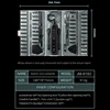 JAKEMY JM-8193 180-IN-1 Precision Cordless Electric Screwdriver Set Magnetic Bits Mobile Phone Glasses Electronic Repair Tools 2