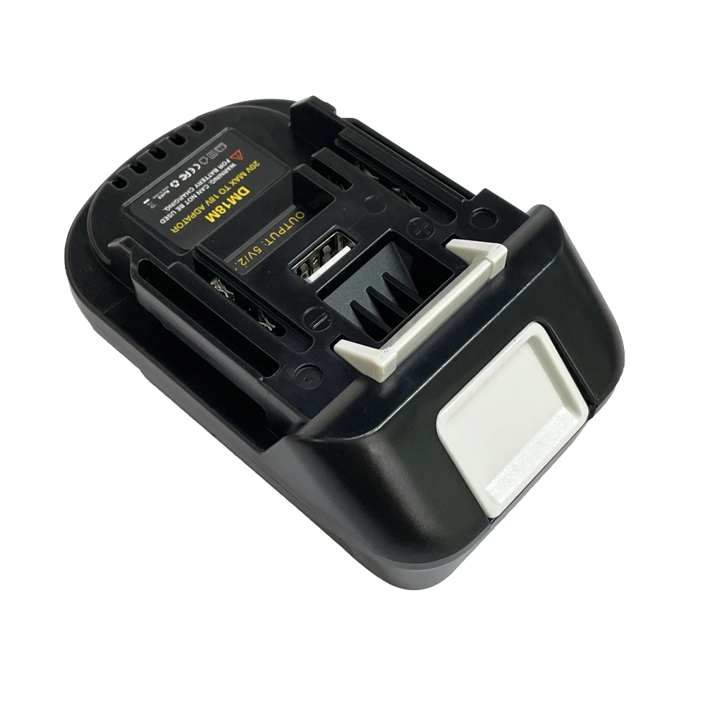 Electric Power Tool Adapter Converter DM18M Battery Adapter for Dewalt DCB200 DC