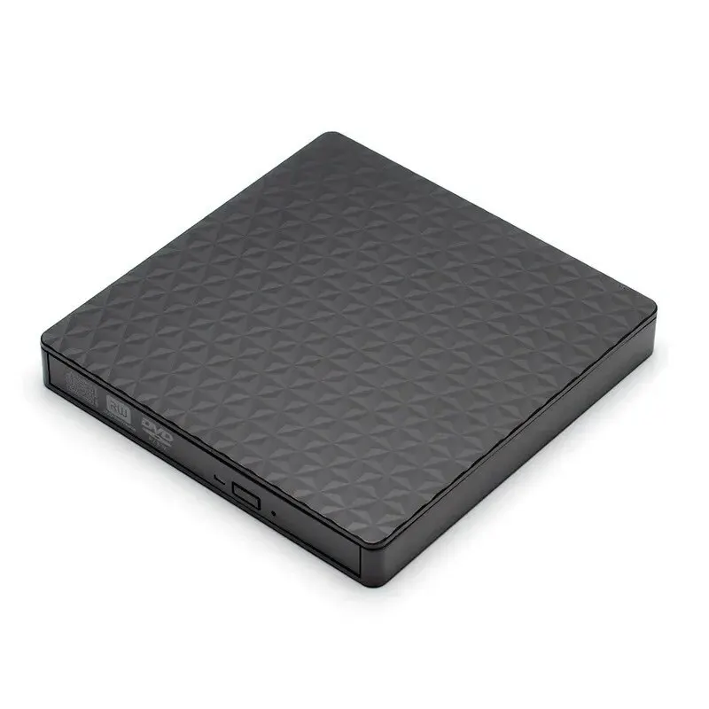 외장 DVD 녹음기 C타입 네트워크 격자무늬 노트북 광학 드라이브 키트, 고속 데이터 전송, 내구성 디자인, Usb3.0