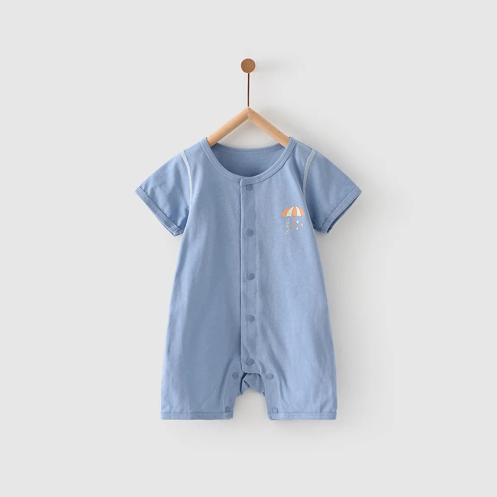 

1-18 Months Baby Bodysuit Short Sleeve Printed Summer Spring Newborn Onesie Infant Boys Clothes Baby Girl Newborn Clothing Cotto
