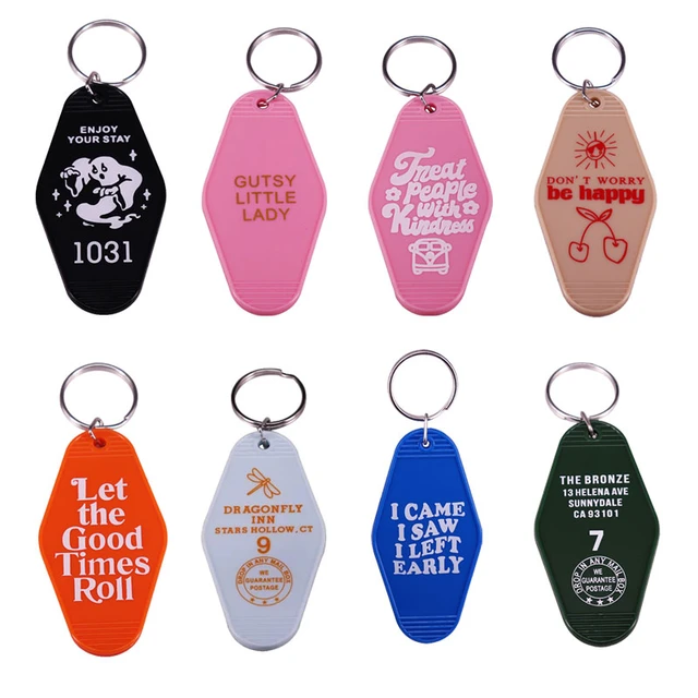 32 Pcs Motel Keychain Blanks, Vintage Keychains, Chain Keychains, Vintage  Look Hotel Key Tags, Heat Transfer Ornament - AliExpress