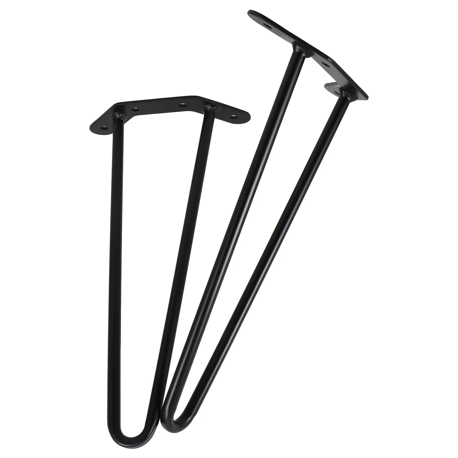 Juego De 2 Patas De Mesa Metálicas Modernas | Soldadas Y Resistentes Para Escritorio, Banco O Centro | Estilo Industrial Freyo
