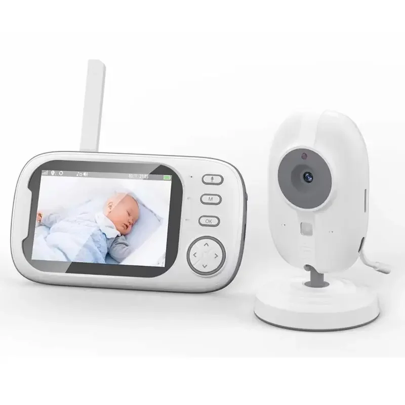 3.5 inch Wireless Video Baby Monitor Night Vision Temperature Monitoring 2 Way Audio Talk Baby Nanny Security Camera