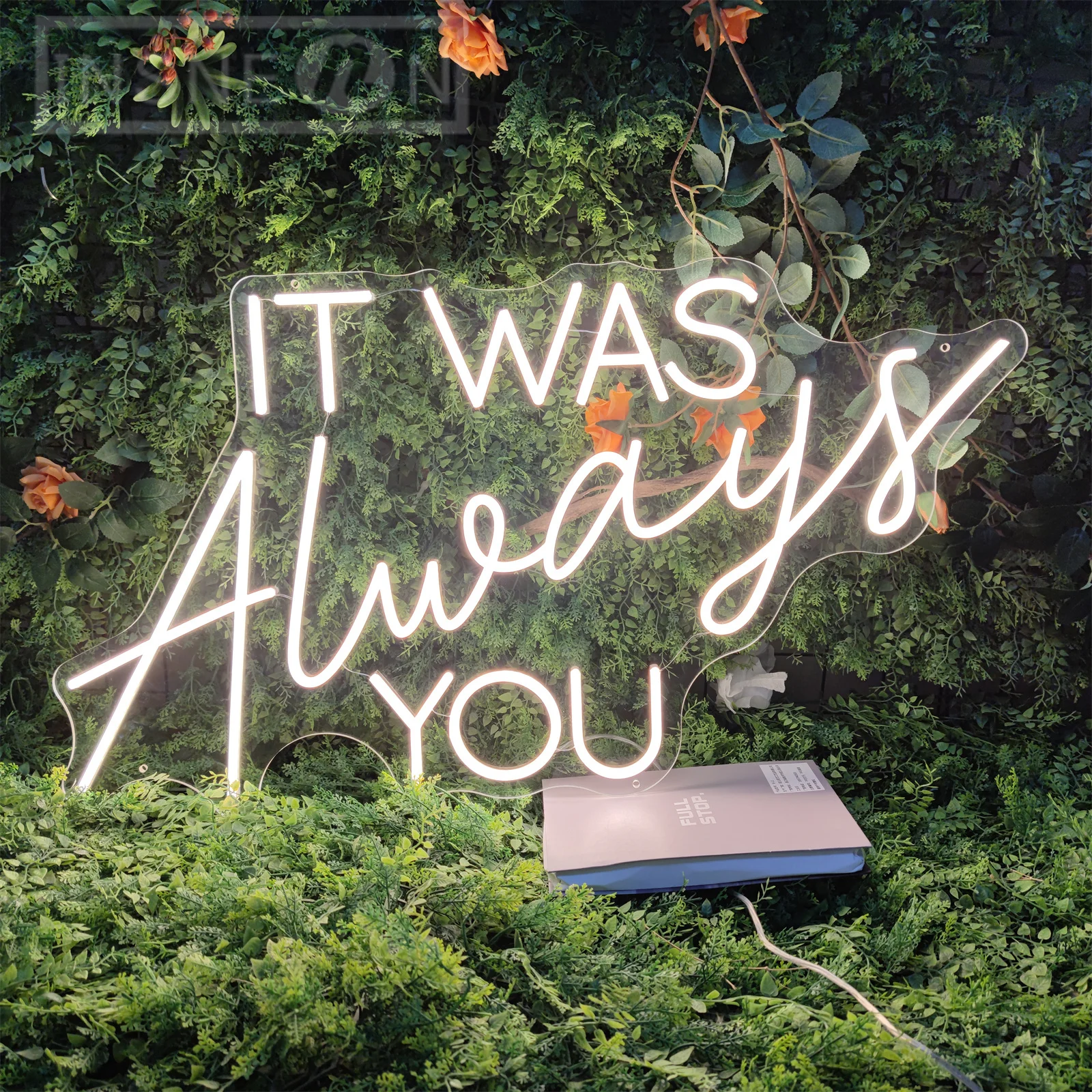 

It Was Always You Neon Sign Wedding Decoration Neon Light LED Party Mariage Room Aesthetic Wall Decor Gifts for Girls Neon Signs