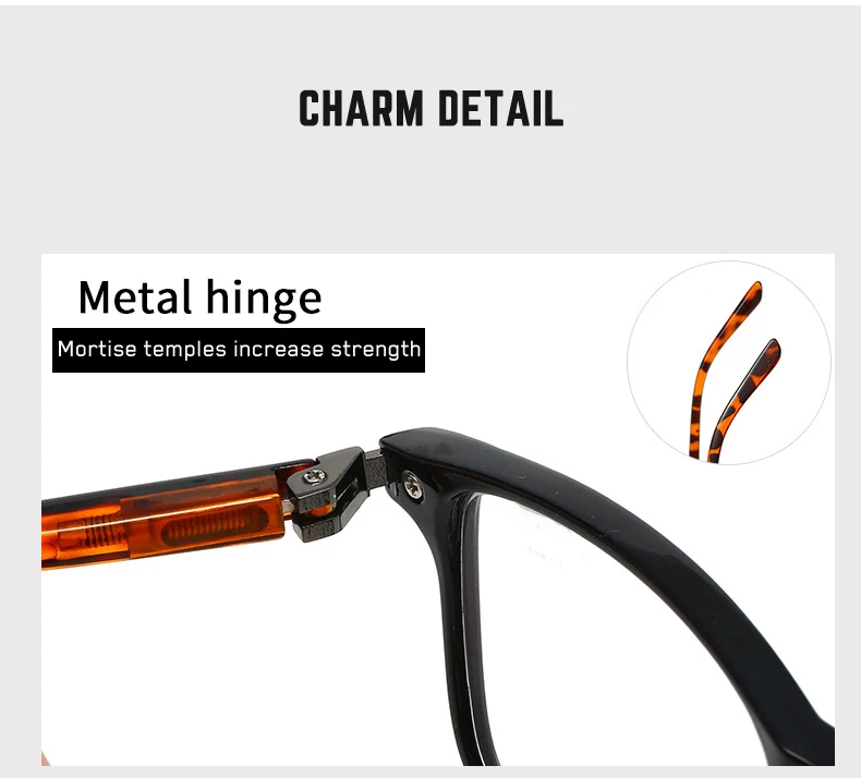 Kocolior Women's Full Rim Square Reading Glasses 4