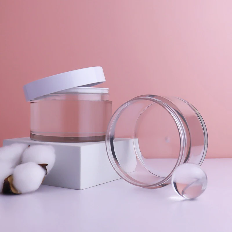 PET Clear Cream Jar Thickening Plastic Refillable Moisturizer Lotion Mask DIY Fragrance Candle Container Skincare 100/120/150ML moisturizer jar