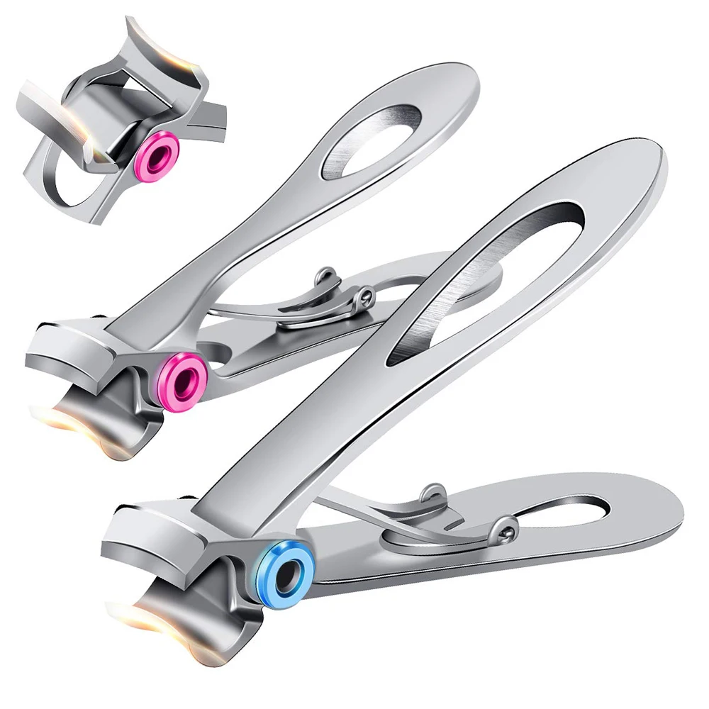 

Nail Clippers for Thick Nails Wide Jaw Opening Oversized Scissors Stainless Steel Fingernail Cutter Hard Ingrown Toenail Tools