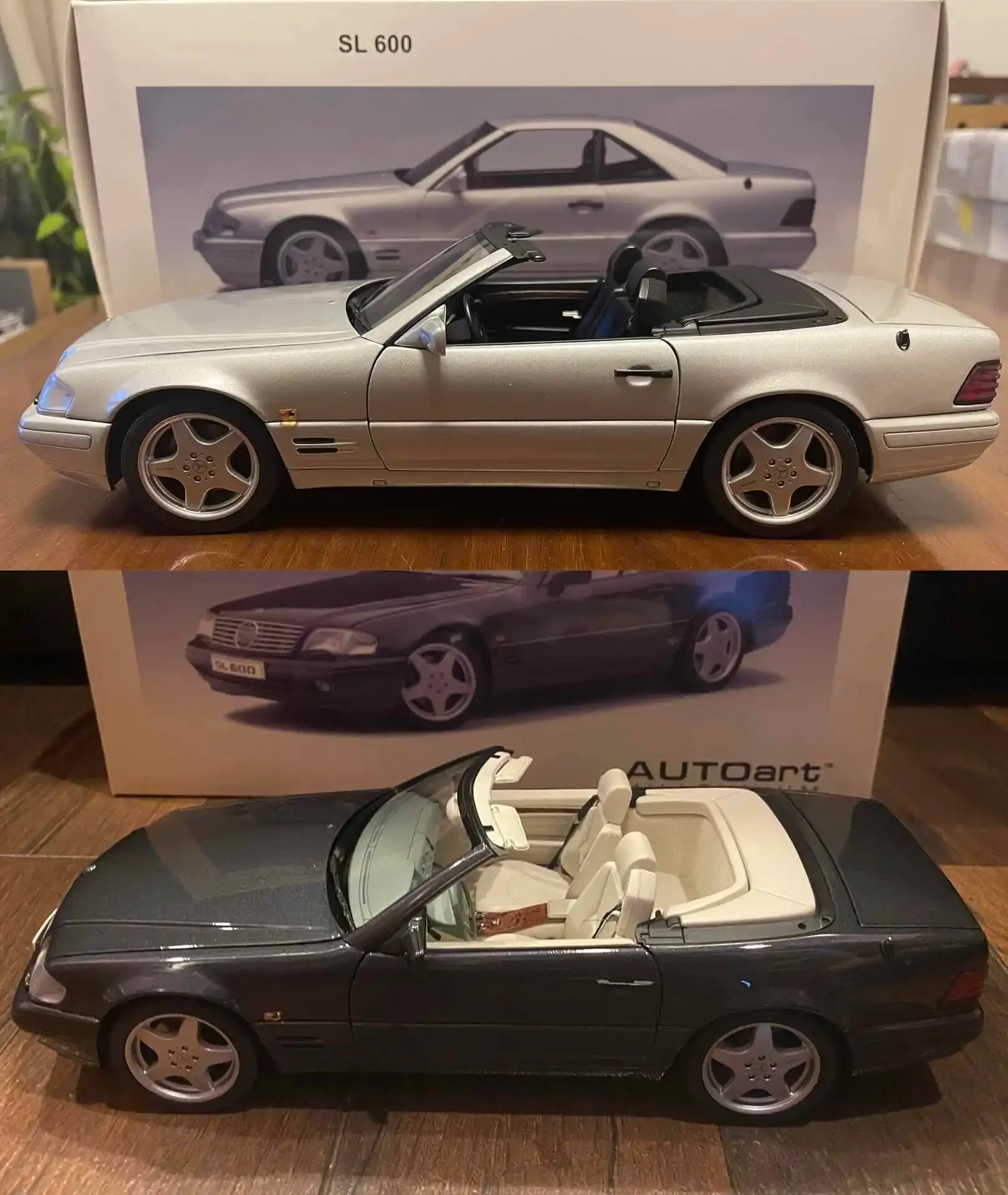 

Autoart масштаб 1:18 SL600 имитация ограниченный выпуск все открытые металлические статические модели автомобилей из сплава игрушка подарок