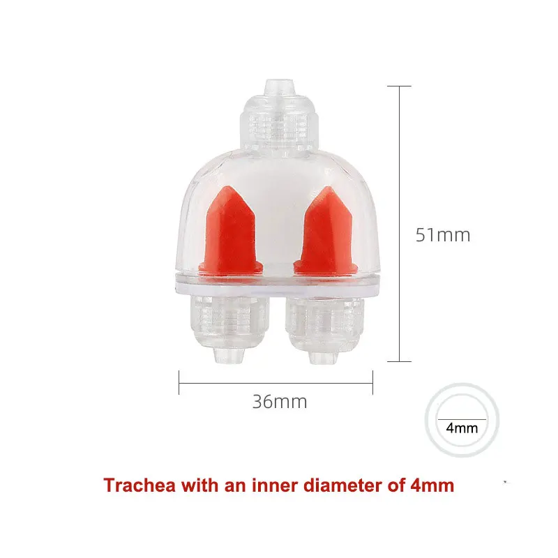 Aquarium air pump accessories three-way check valve, one-way valve, check valve，Trachea with an inner diameter of 4mm 5