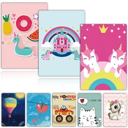 Passport Case Women Passport Cover Leather Covers for Passports Travel Passports Wallet Cartoon Print ID Card Passport Protector