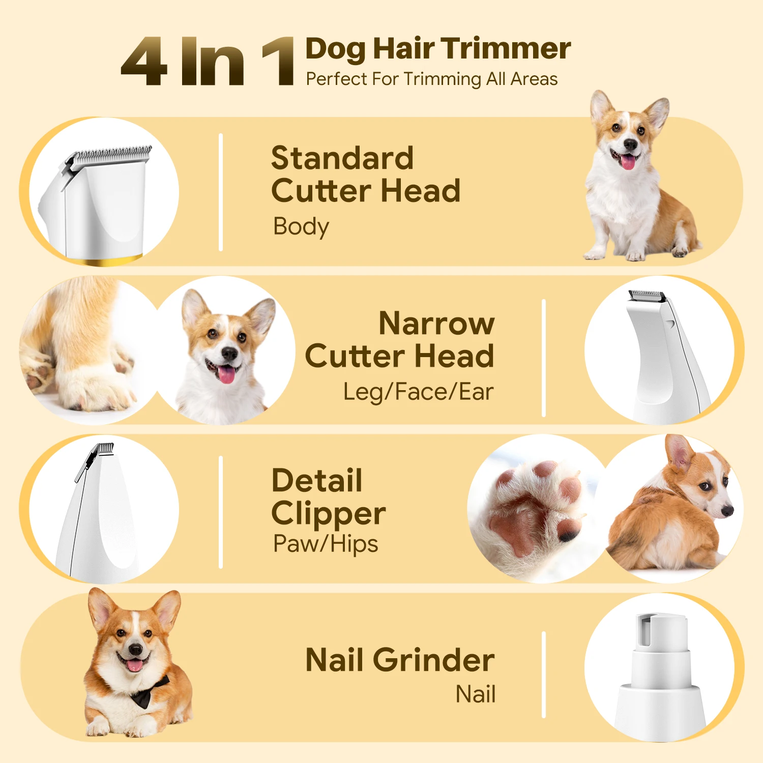 Pet Dog Hair Care Supplies Professional Puppy Clipper Rechargeable Trimmer Foot Shaver for Cat Dog Beauty Cutting Machines hair trimmer,pet clipper,dog hair trimmer,pet hair trimmer,dog clipper