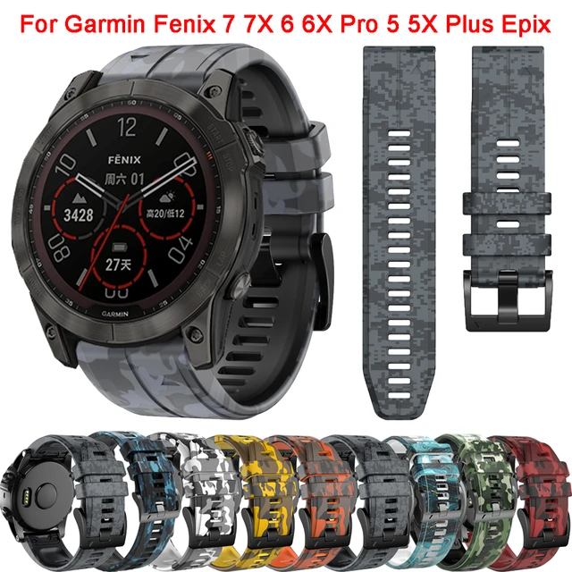 Correa de liberación rápida Garmin Fenix 6X Pro  Correa Garmin Fenix 5x  Plus 26mm-26mm-Aliexpress