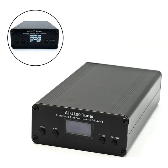アクセサリー ATU-100 HF Auto Tuner 1.8MHz-30MHz ATU-100 Automatic Antenna Tuner 1.8MHz-30MHz Portable HF