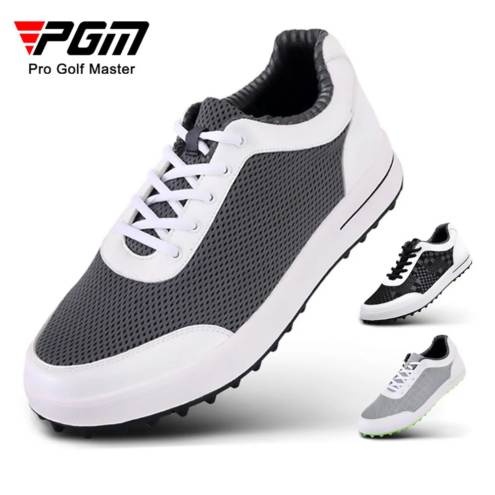 

Summer Men Mesh Sneakers Comfortable And Breathable Casual Shoes Pgm Golf Sneakers Rubber Anti Slip Soles Men Sports Equipment