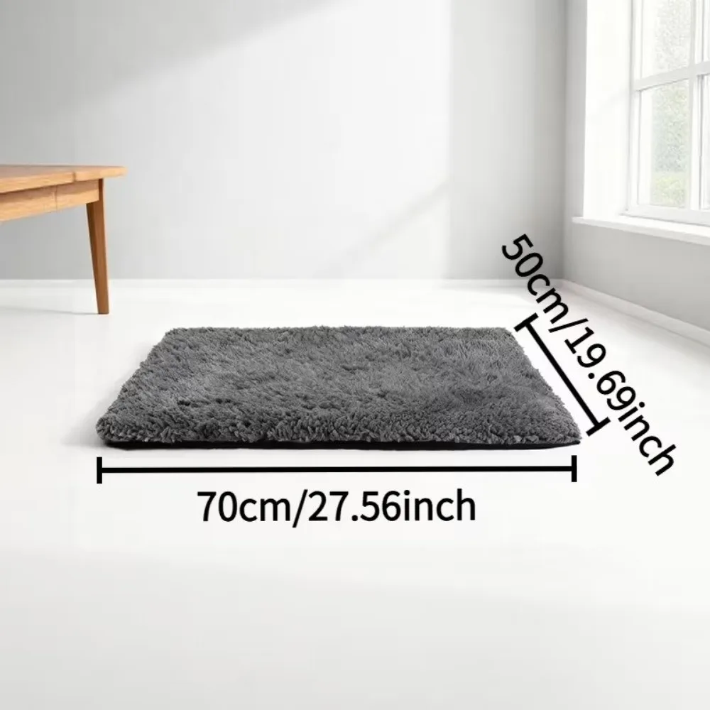 Ultra-Weiche Selbstwärmende Katzenmatte Rutschfeste Ganzjahres-Haustierbett mit Wärmespeicherung für Innen-/Außenbereich Haustierbettunterlage – Detail 7