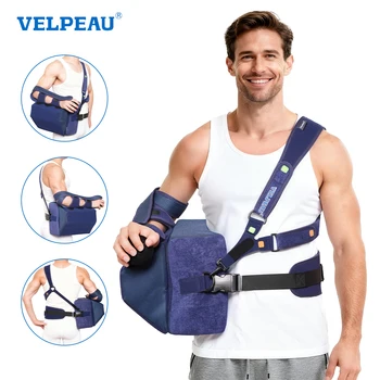 VELPEAU Imbracatura per abduzione della spalla regolabile per il fissaggio e la cura postoperatoria, tutore per immobilizzatore della spalla per lesioni al braccio