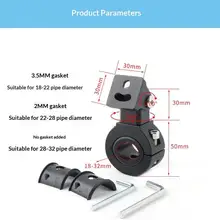 오토바이용 조절식 LED 헤드라이트 마운트 브래킷, 오프로드 범퍼 개조용 내구성 있는 합금 지지대