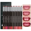 12pcs Nude Lip Liner Pen Matte Smooth Lasting Lip Liner Velvet Non-stick Cup Lip Gloss Matte Lipstick Cosmetics 1