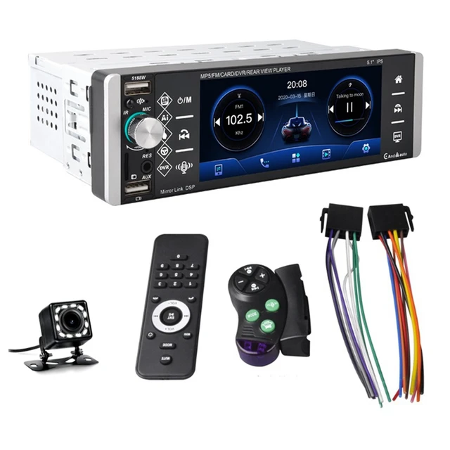 Autoradio 1 Din Con Mirror Link - Touchscreen 5" Bluetooth E Telecamera - Foto 3