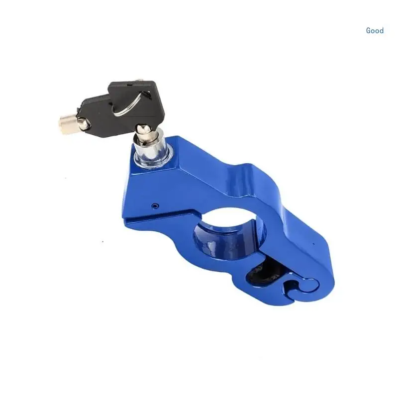 Motorcycle Handlebar Safety Lock Brake Lever Device for Public Parking Security