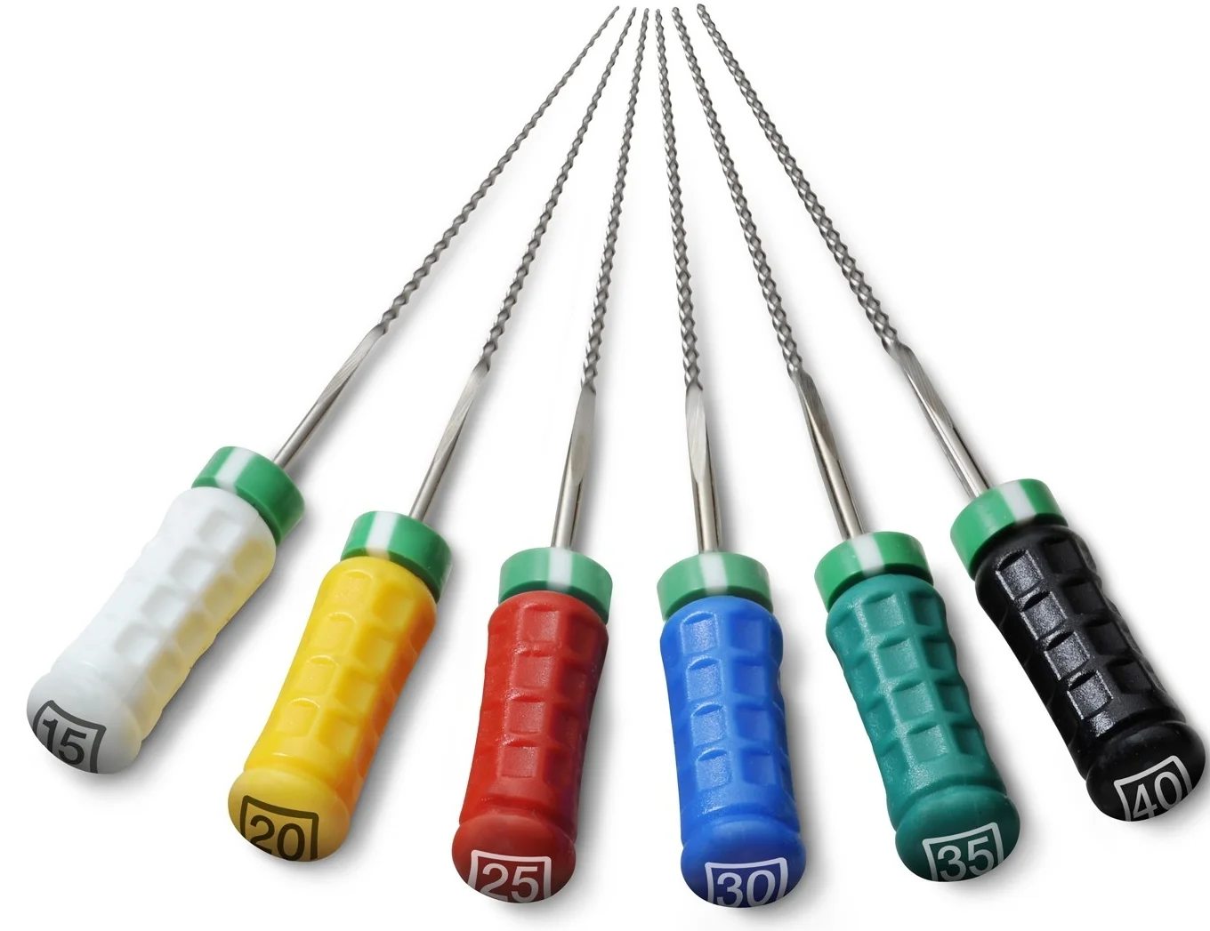 20pks Dental Hand Use Root Canal File Ready Stainless Steel Twisted Files Endo Handfiles Dentist Tools 6pcs Files/pack 3