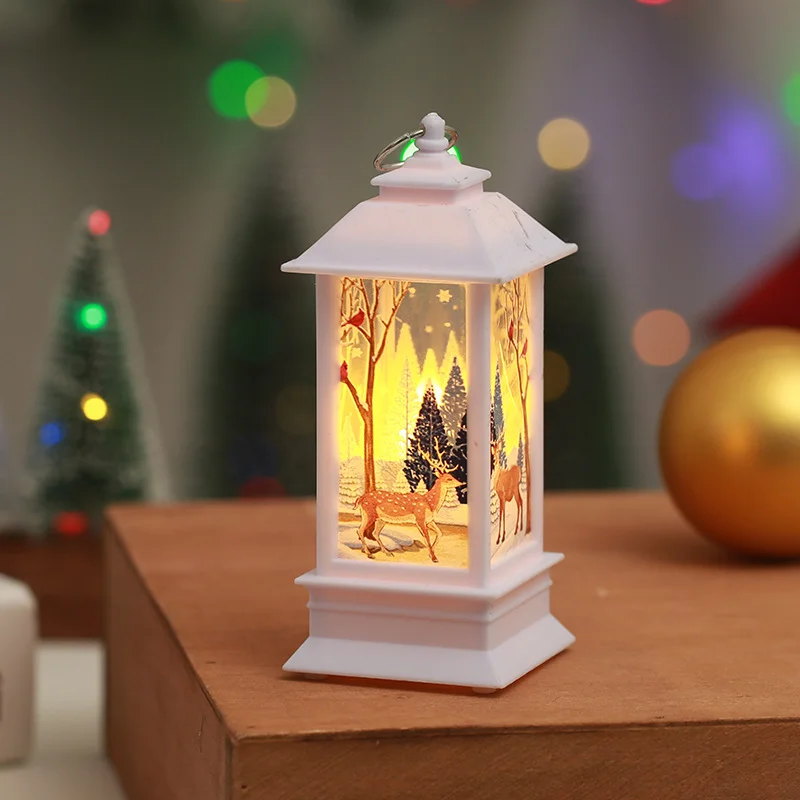 Xmas Decor Props | Hanging Lanterns | Candle Lantern | Led Candles | Night  Lamp - New - Aliexpress
