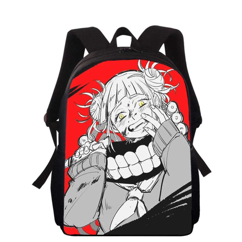Anime My Hero Academia HIMIKO Toga 15” 3D Kids Backpack Primary School Bags for Boys Girls Back Pack Students School Book Bags