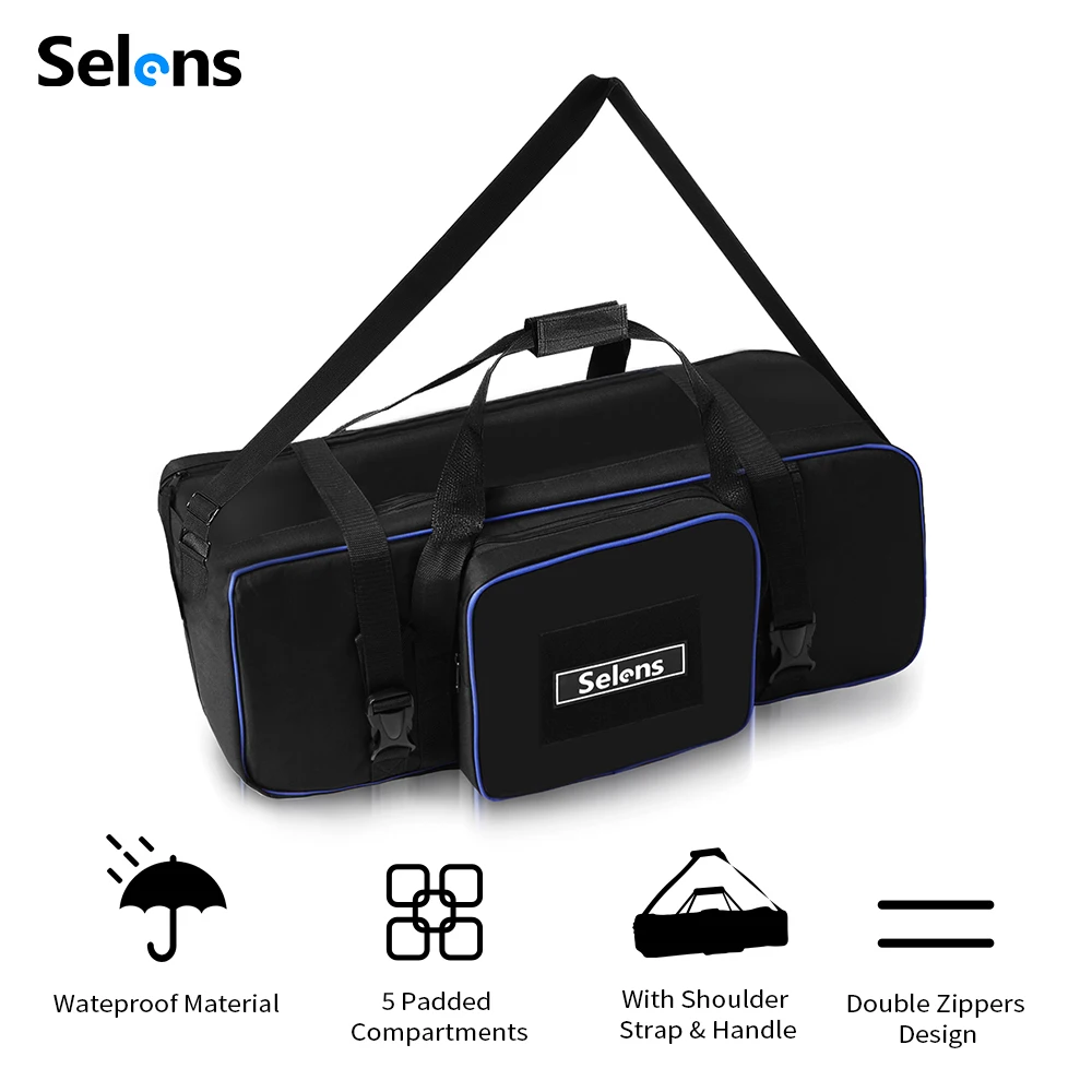 Description Picture 2 of itemSelens Photography Equipment Padded Zipper Bag for Light Stands Umbrellas tripod waterproof fotografia carry Camera bag 카메라 가방