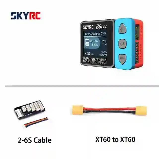新色　SKYRC B6neo+ Pink 充電器　リポ　リフェ SKYRC B6neo スマート充電器 DC 200W PD 80W LiPo バッテリー