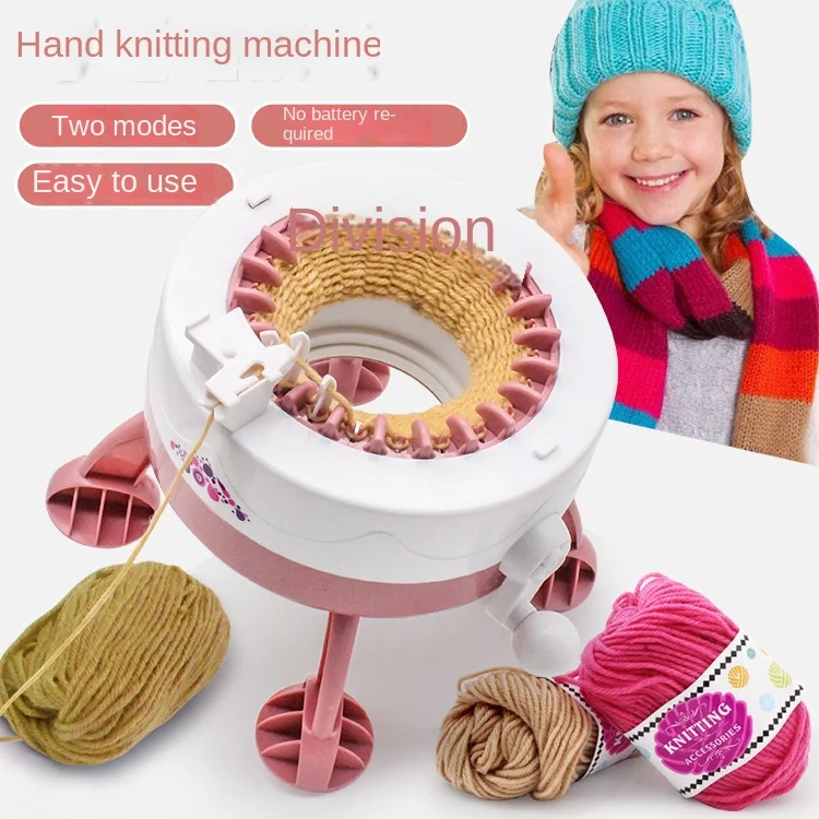 22 Needles Round Knitting Machine Manual Weaving Kit Woven Scarves Hats Sweater Weaving Loom DIY Sewing Machine Knitting Tool
