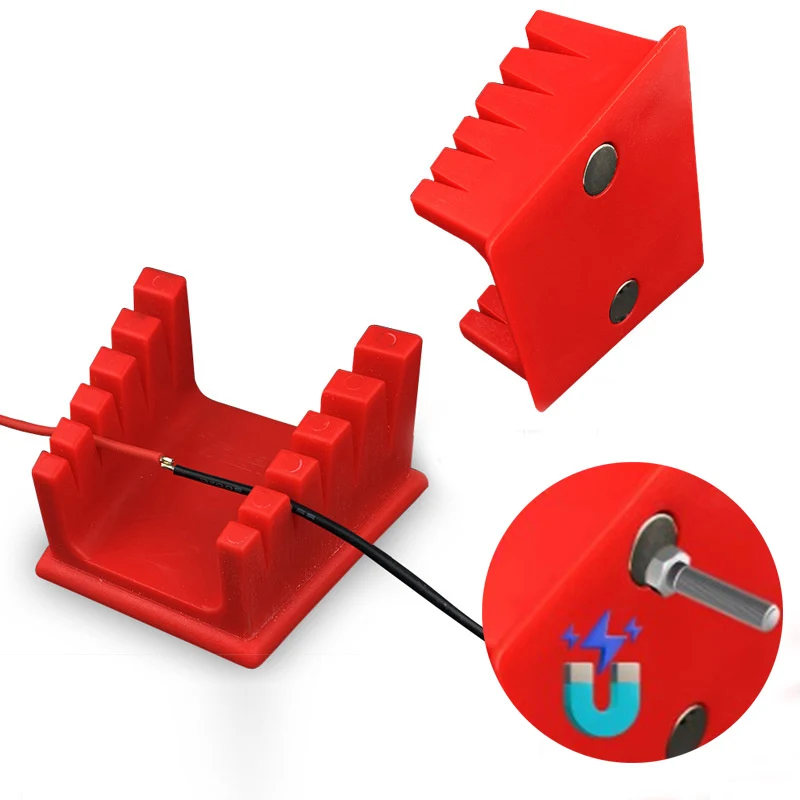 Magnetic Welding Fixer Welding Wire Fixture 3D Printer Parts ABS Two Large Suction Magnets Bracket
