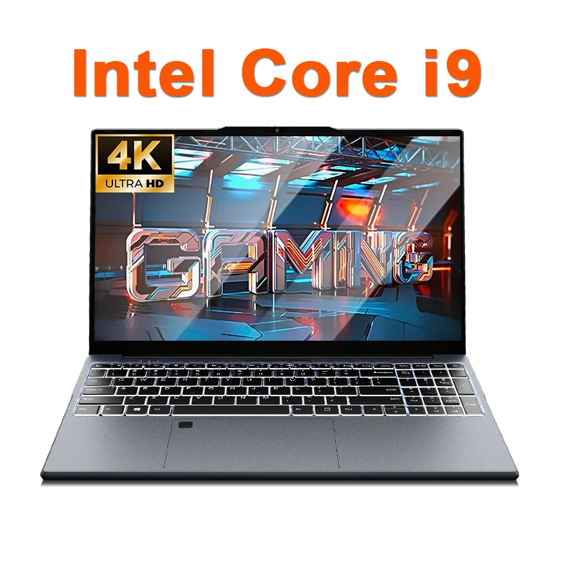מחשב נייד למשחקים Intel Core i9 10980HK בגודל 15.6 אינץ' עם מערכת הפעלה Windows 11, זיכרון RAM בנפח 16GB, זיכרון SSD בנפח 1TB או 2TB, פתיחת טביעת אצבע, תאורת רקע למחשב במשרד