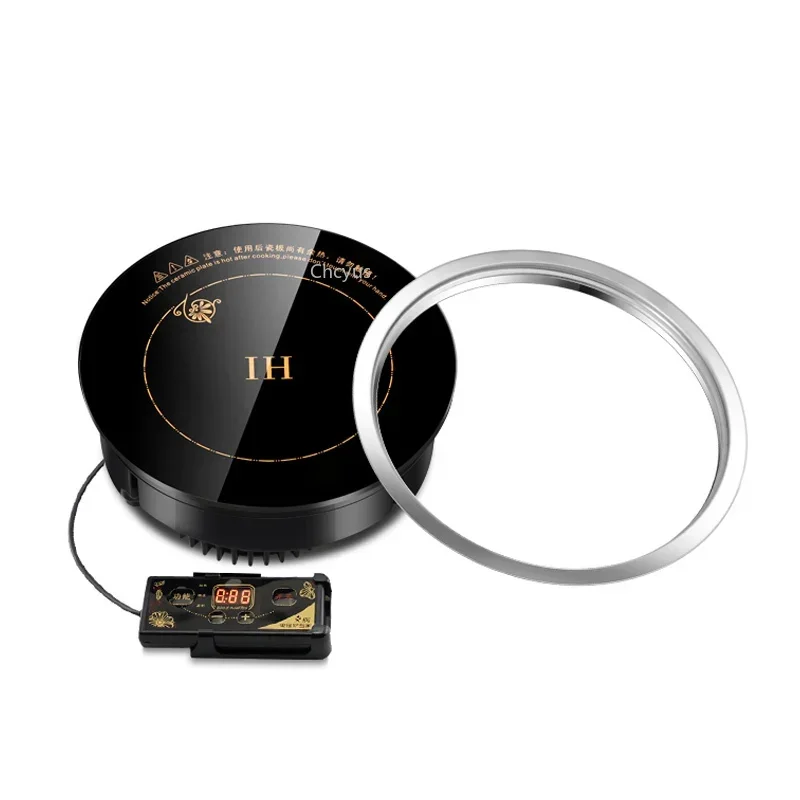 Induction Cooker Electric Stove Boiler Mini Electric Magnetic Induction Cooker Wire control Embedded Hotpot Hob Burner Waterproof hot pot Tea Boiler Stove Cooktop 800W