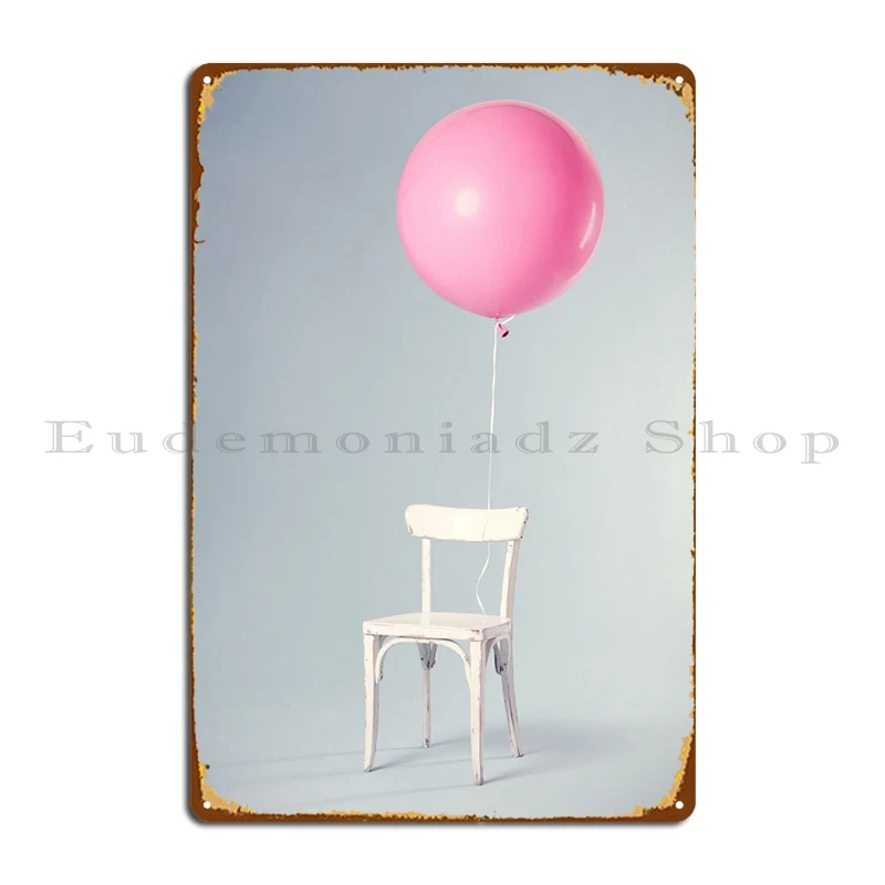 

Розовый воздушный шар, металлический плакат, Фреска, фотообои, клуб, бар, железная фотография