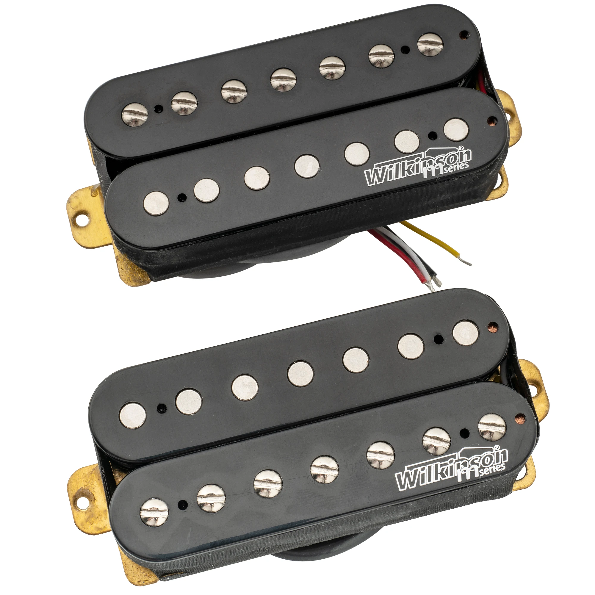 Wilkinson M Series WOH Classical Open Style Ceramic Humbucker Neck Bridge Pickup for 7-String Electric Guitar, Black