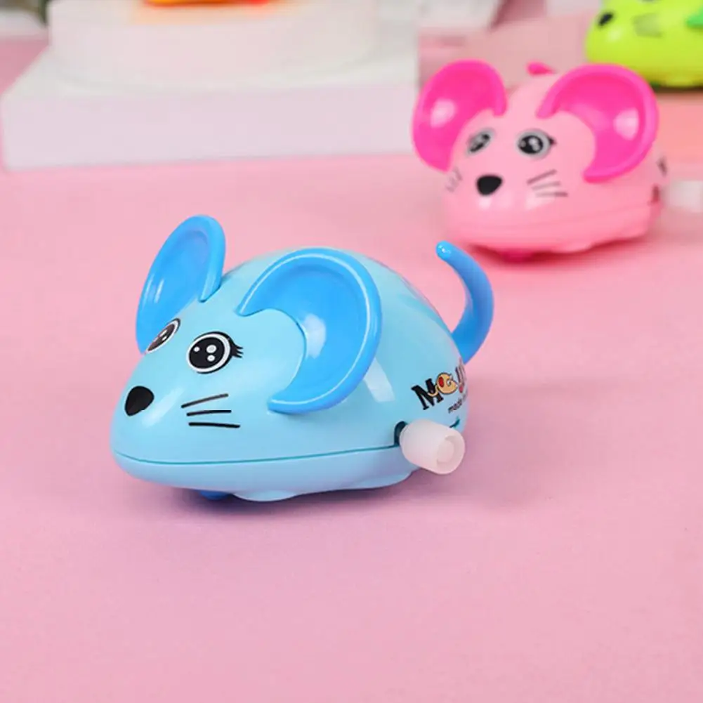 

Маленькое животное, заводная игрушка, строительные игрушки для детей, креативная форма мыши для младенцев, обмотка, подарок, интерактивный