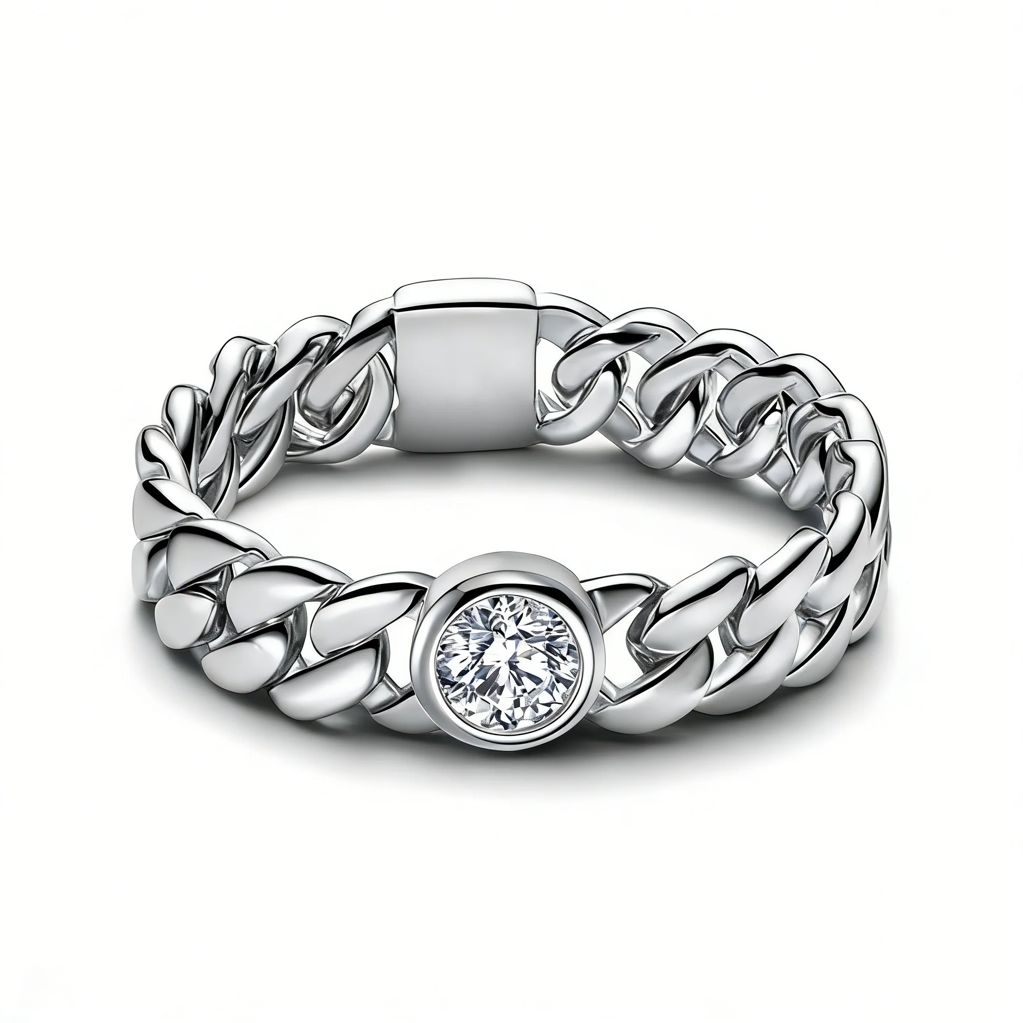 Elegant 925 Silver Zircon Bow Ring – Shimmering Fine Jewelry Gift
