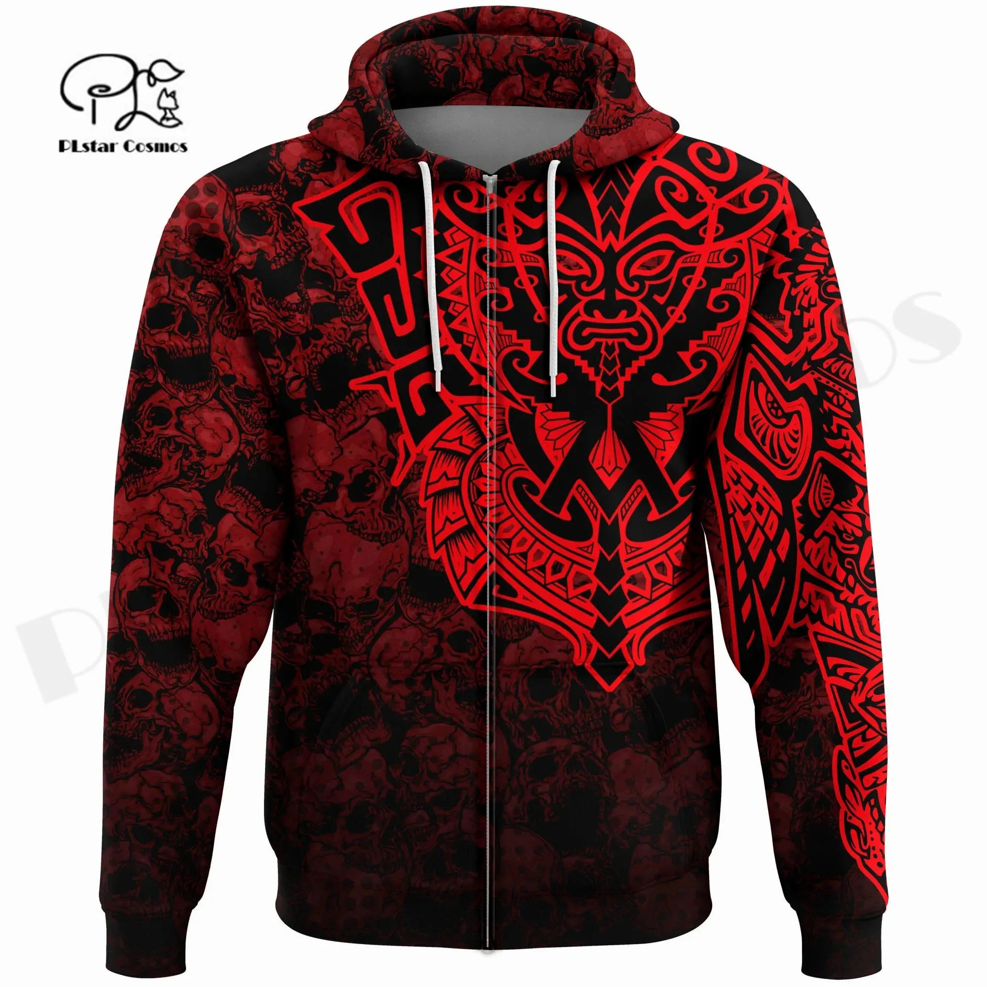 PLstarCosmos 3Dprint Newest Native Totem Canada Flag Leaf Streetwear Harajuku Causal Unique Unisex Hoodies/Sweatshirt/Zip Q-1