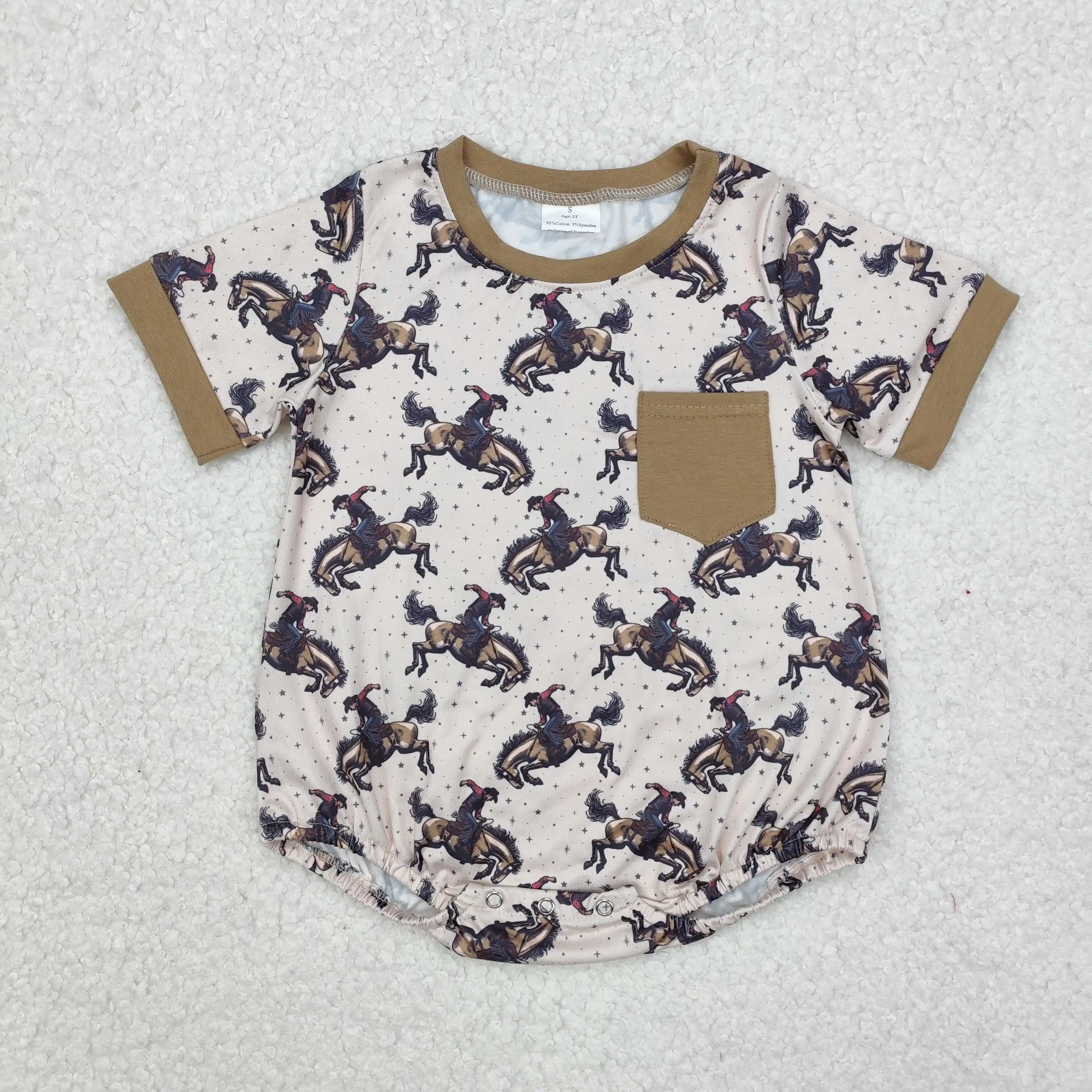 3.27y NEW stock baby summer girls romper wholesale boutique fishing float red bow blue vest rompers