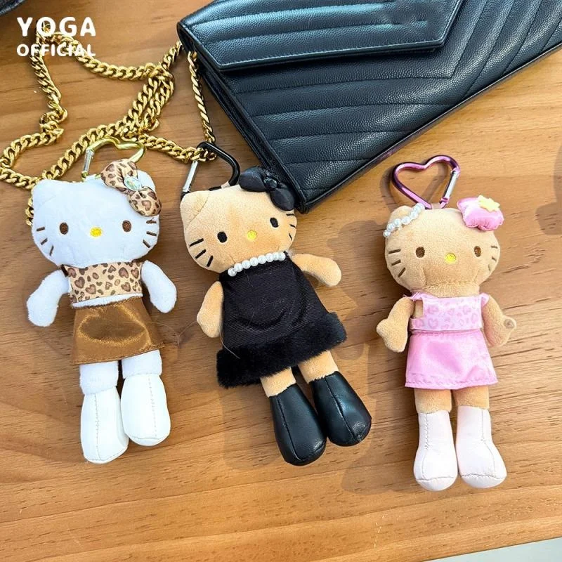 Plush Keychain Kawaii Sanrio Hello Kitty Long Legs 11/13/16CM Doll Toy Backpack Pendant