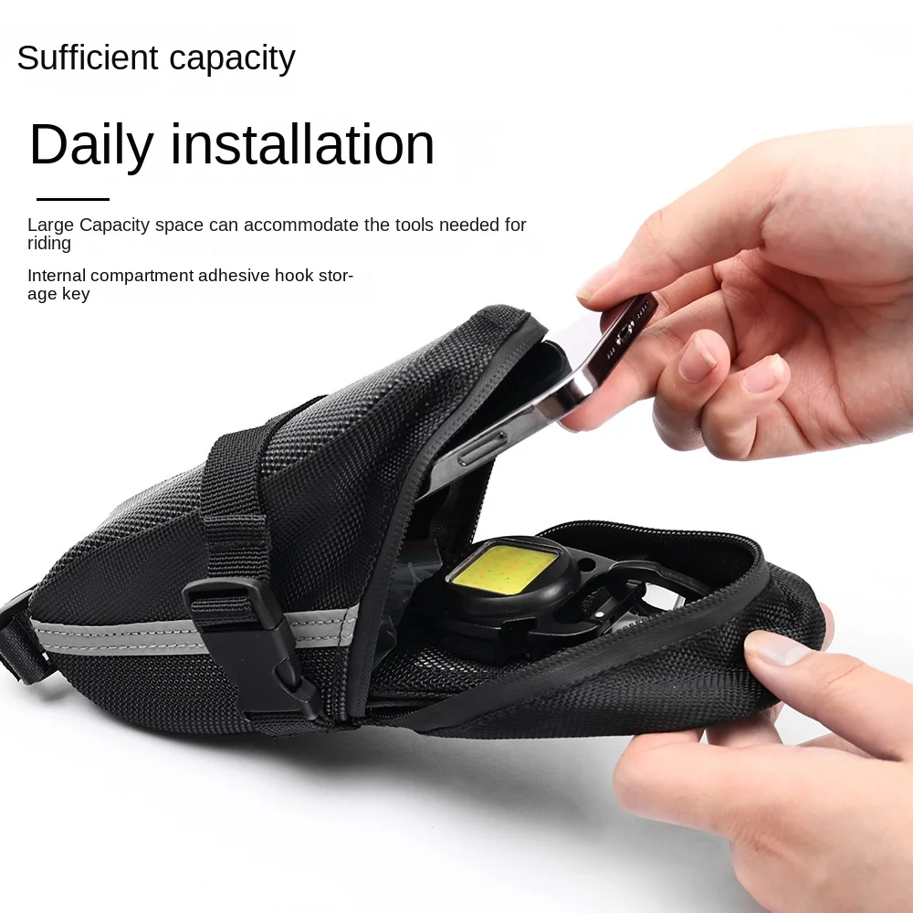 Borsa da sella per bicicletta impermeabile, pacchetto